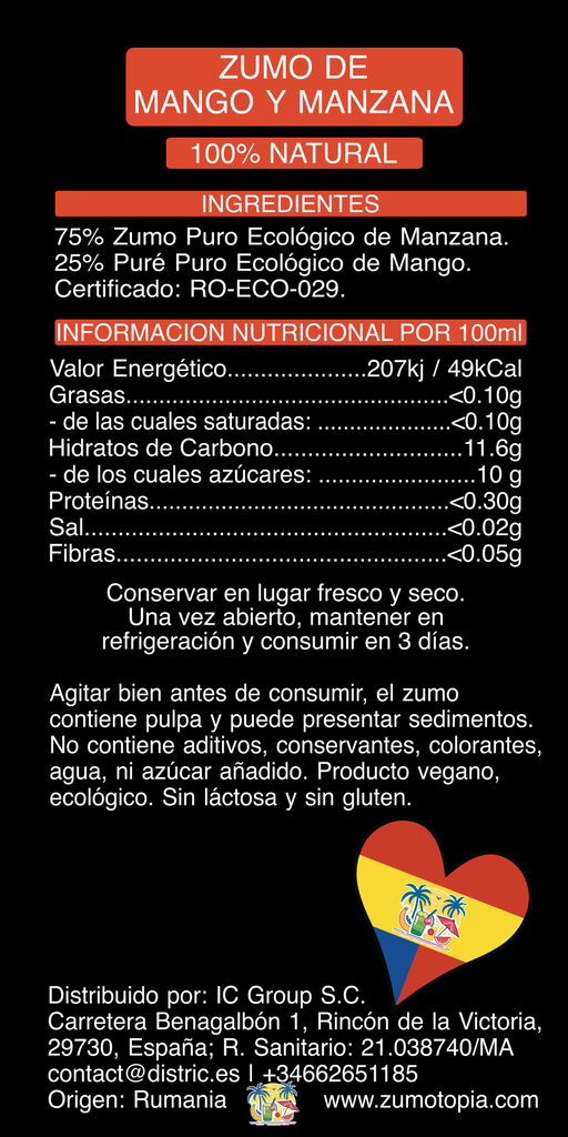 Mango Juice 330ml BIOApple