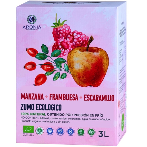 Apple, Raspberry and Rosehip Organic Juice 3L BIO